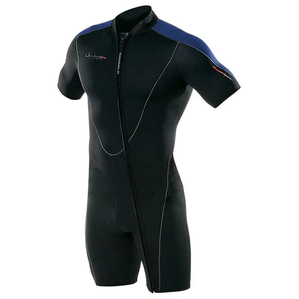 Henderson Man Thermoprene Shorty (Front Zip) 3mm Scuba Wetsuit 4XL Chest *never
